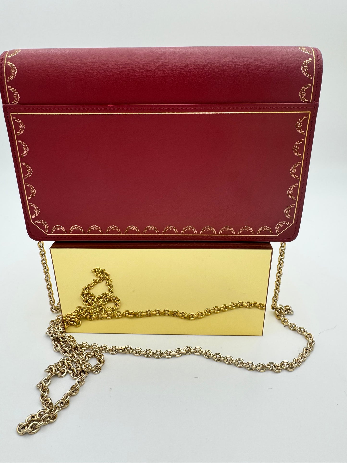 Cartier Guirlande de Cartier Bag — Bordeaux Leather | Gold-Tone Hardware