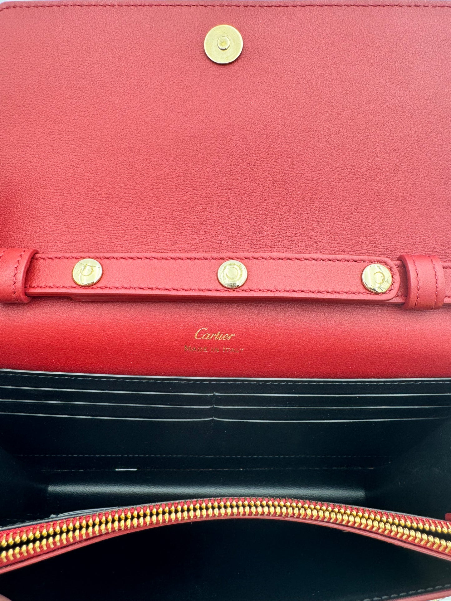 Cartier Guirlande de Cartier Bag — Bordeaux Leather | Gold-Tone Hardware