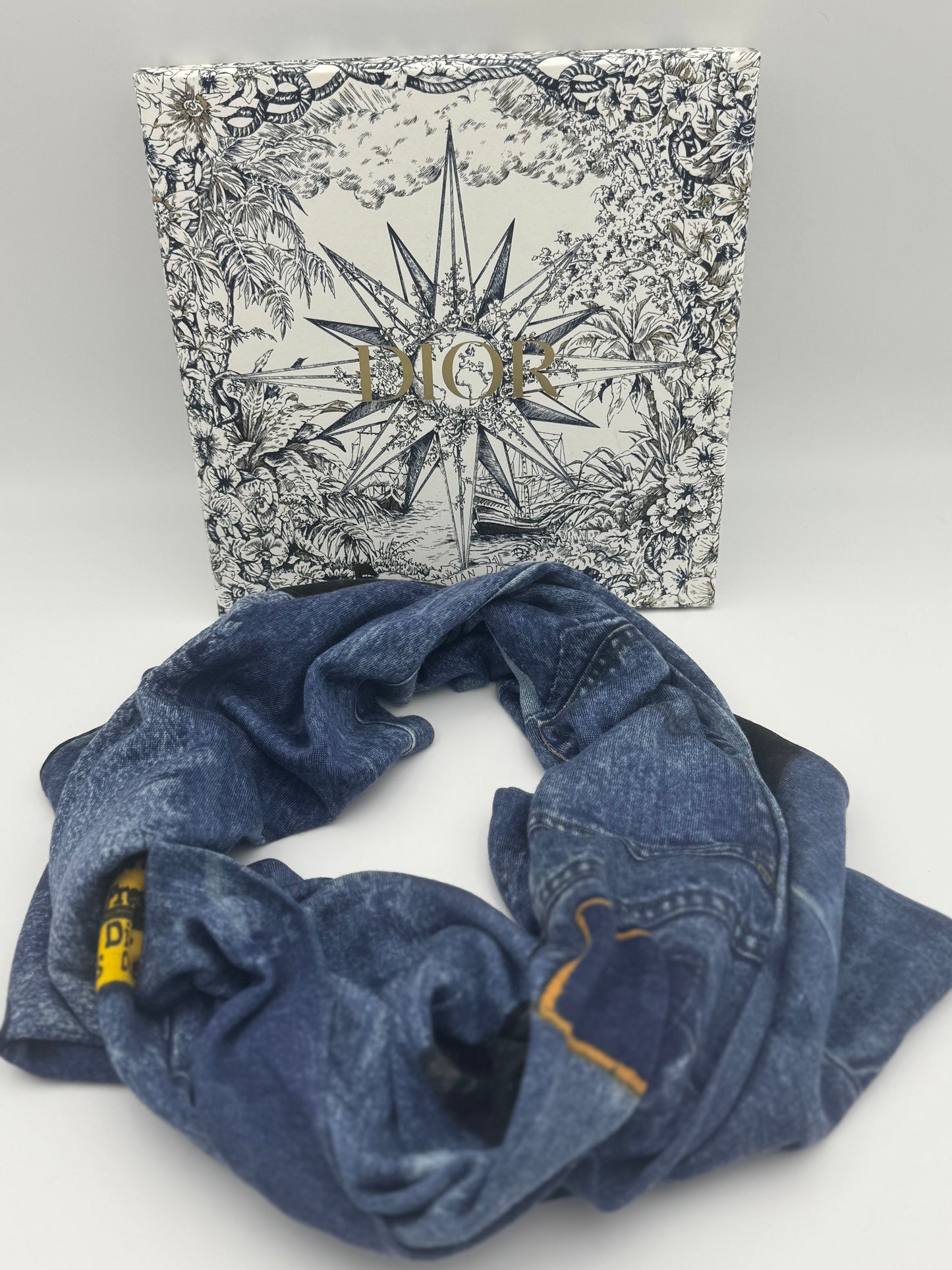 Christian Dior x Niki de Saint Phalle Silk Scarf w/ Dior Box