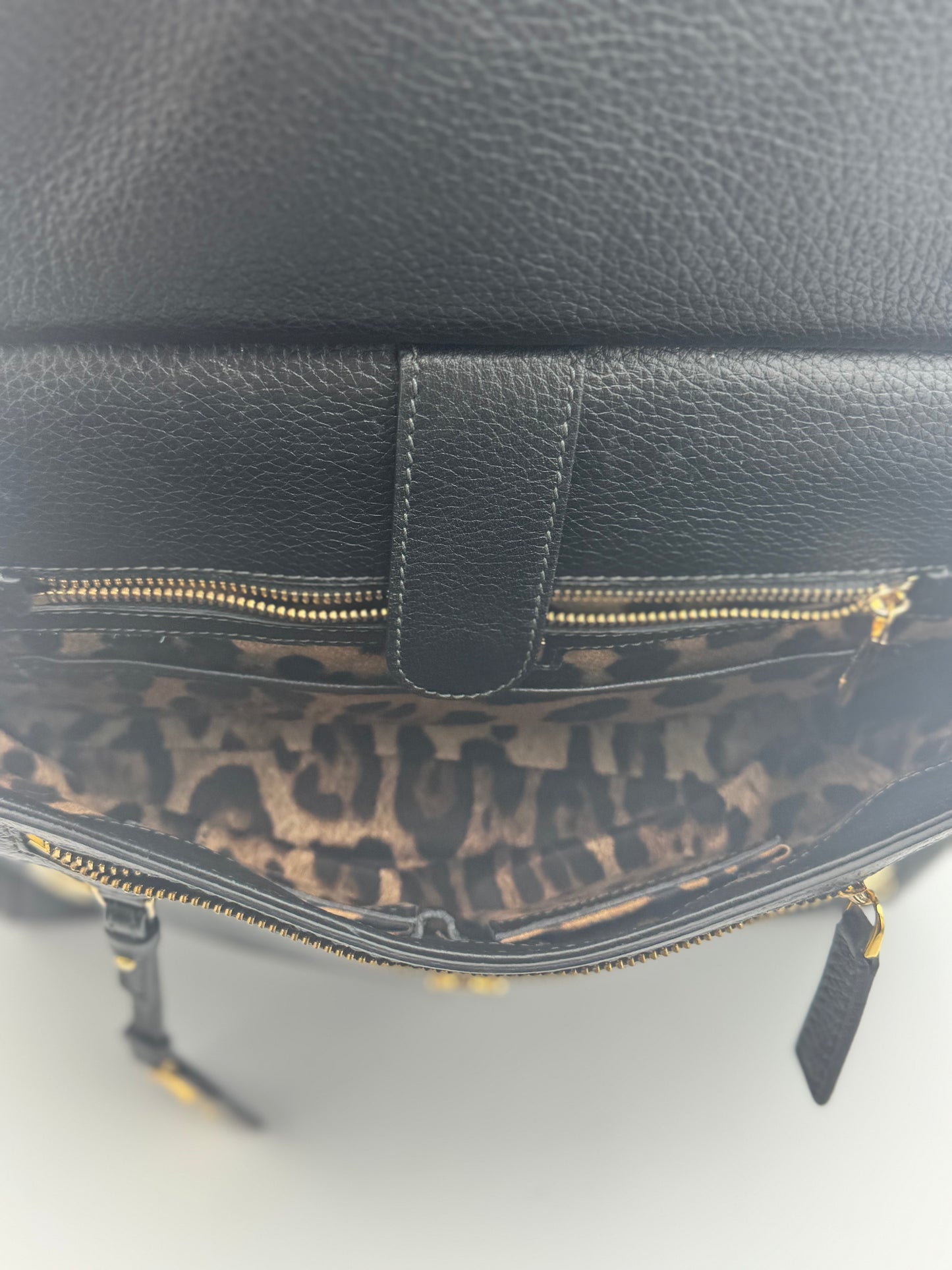 Dolce & Gabbana Large Sicily Bag | Black Textured Leather | Gold Hardware | COA