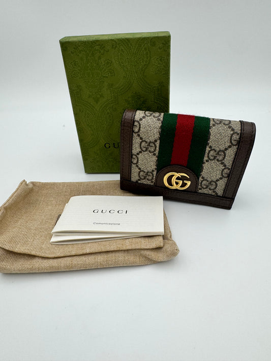 Gucci Ophidia Card Case Wallet - FULL INCLUSION
