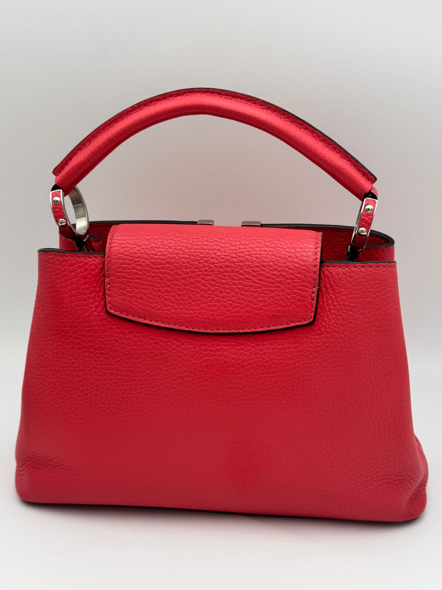 Louis Vuitton Capucines BB | Rare Vibrant Pink Taurillon | Silver Hardware