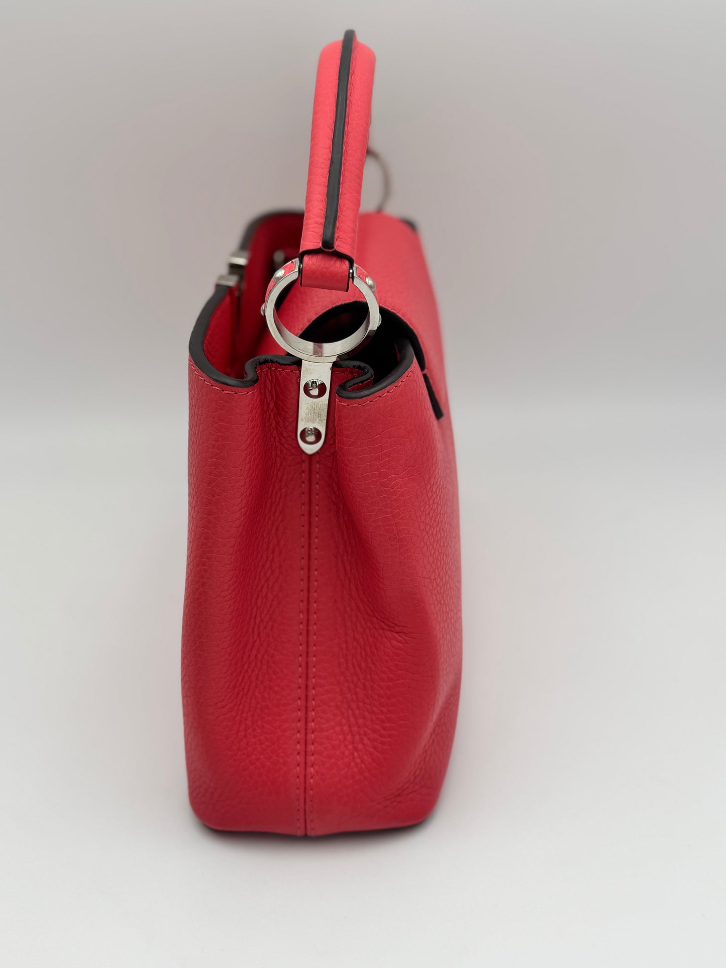 Louis Vuitton Capucines BB | Rare Vibrant Pink Taurillon | Silver Hardware