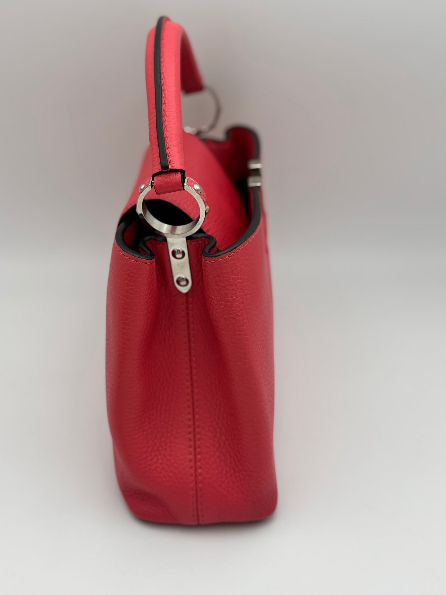 Louis Vuitton Capucines BB | Rare Vibrant Pink Taurillon | Silver Hardware