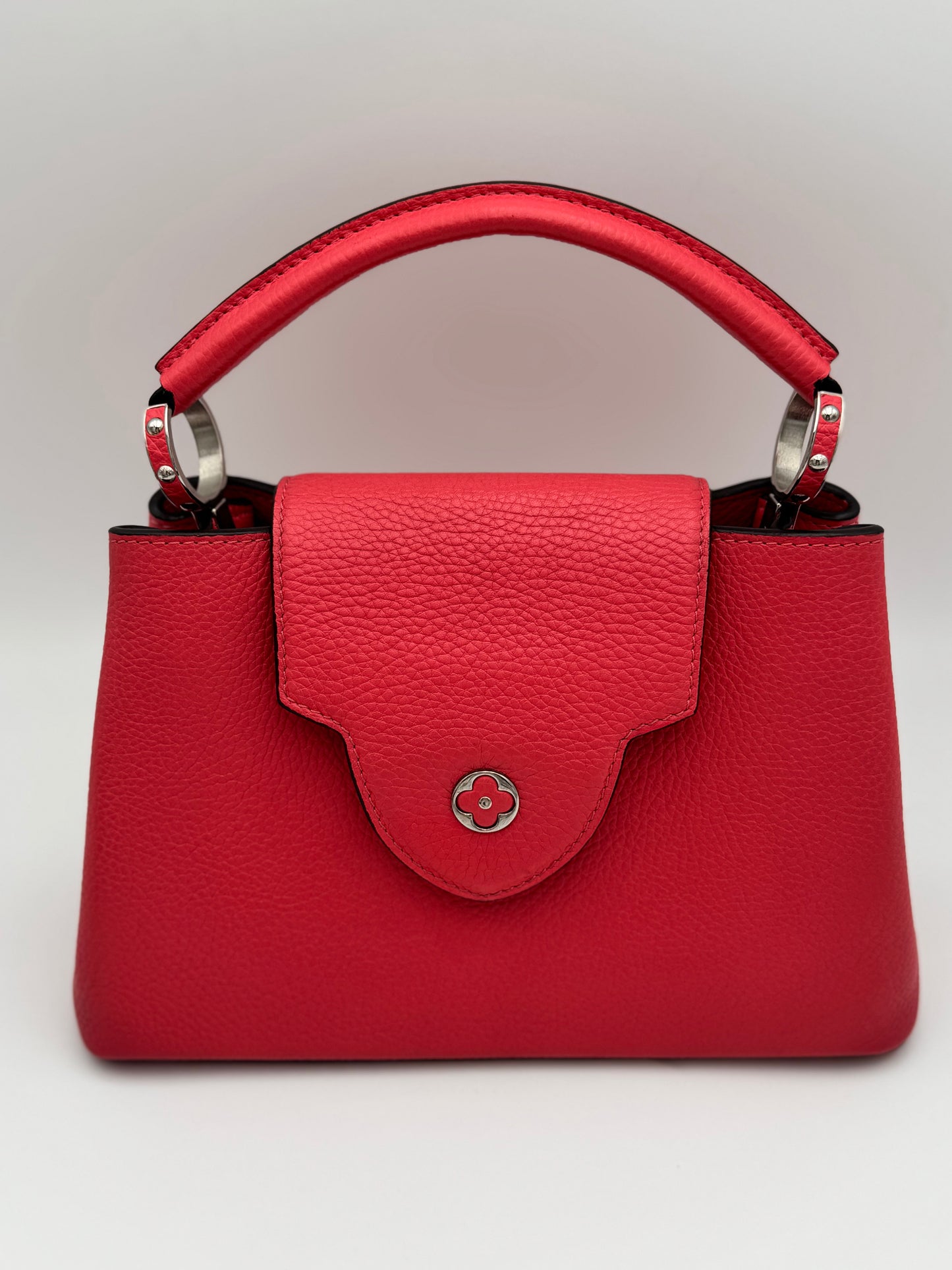 Louis Vuitton Capucines BB | Rare Vibrant Pink Taurillon | Silver Hardware