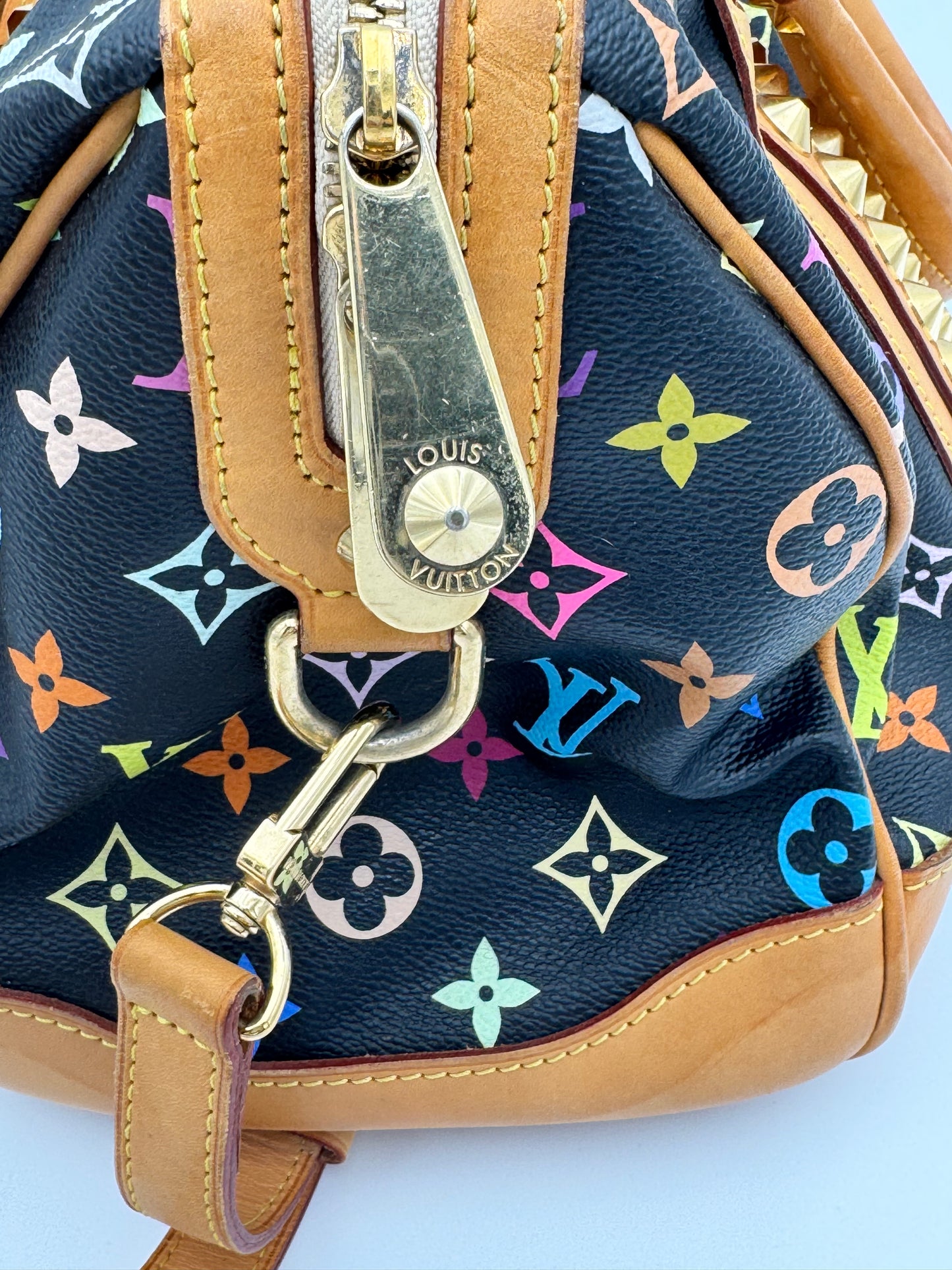 Louis Vuitton x Takashi Murakami Multicolore Courtney MM | Black