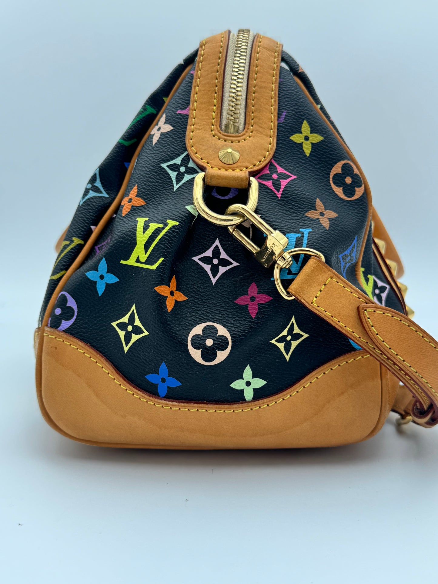 Louis Vuitton x Takashi Murakami Multicolore Courtney MM | Black