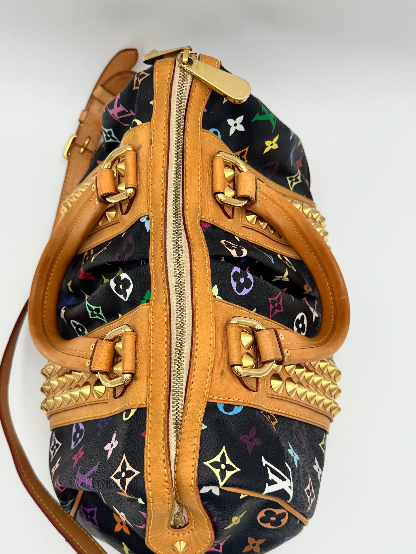 Louis Vuitton x Takashi Murakami Multicolore Courtney MM | Black