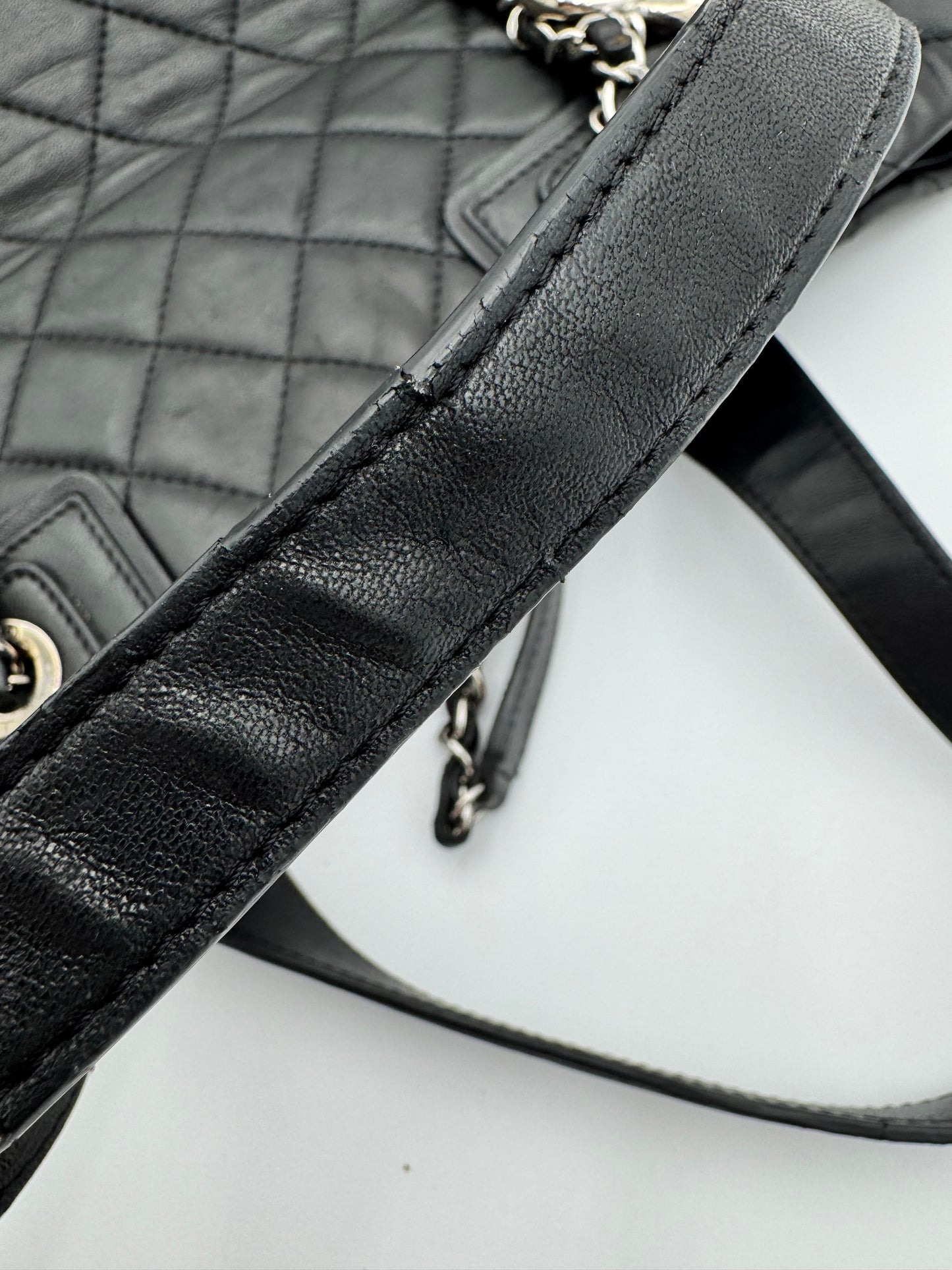 Chanel Classic Large Urban Companion Tote Bag - Black Quilted Leather SHW