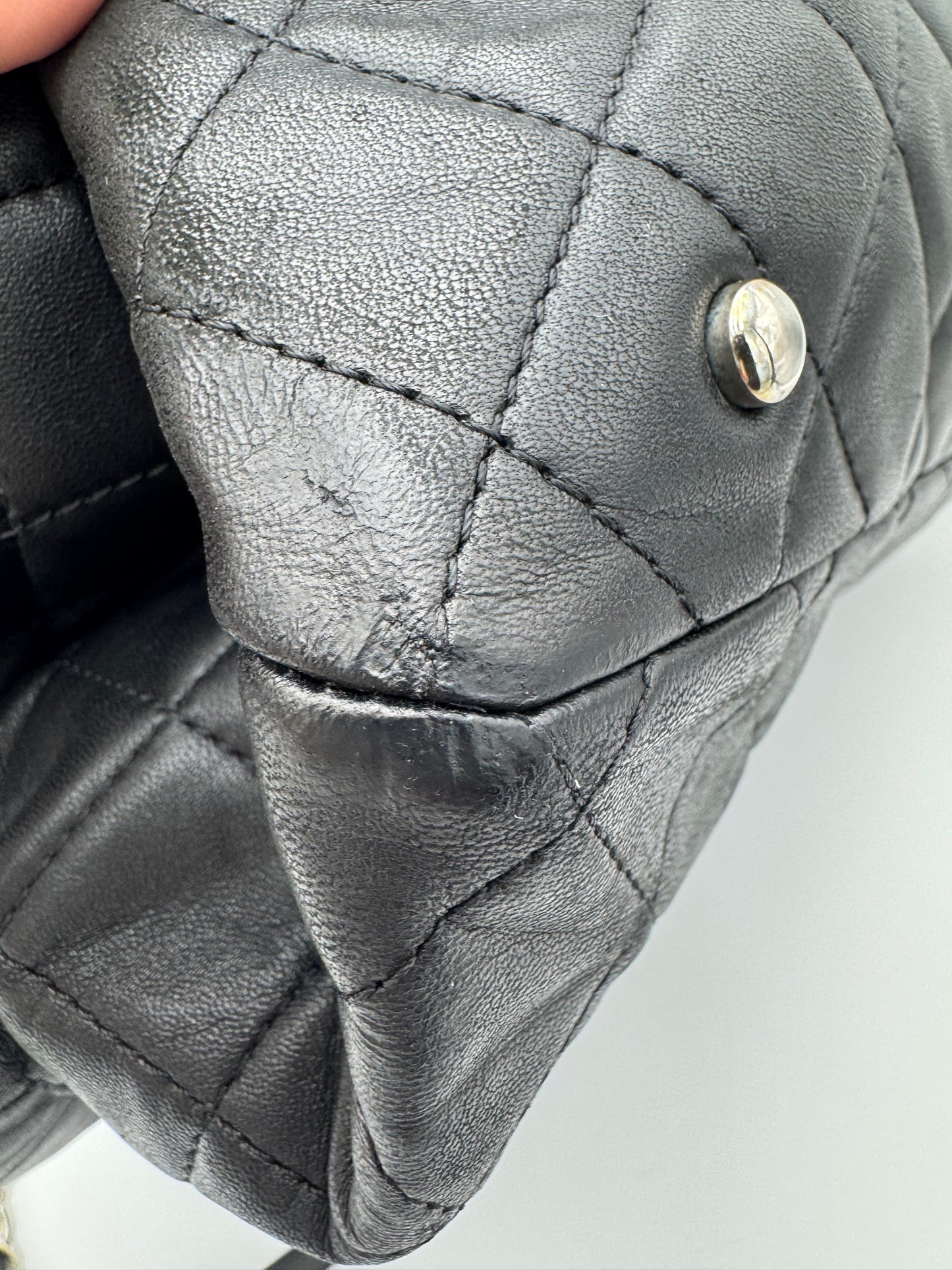 Chanel Classic Large Urban Companion Tote Bag - Black Quilted Leather SHW