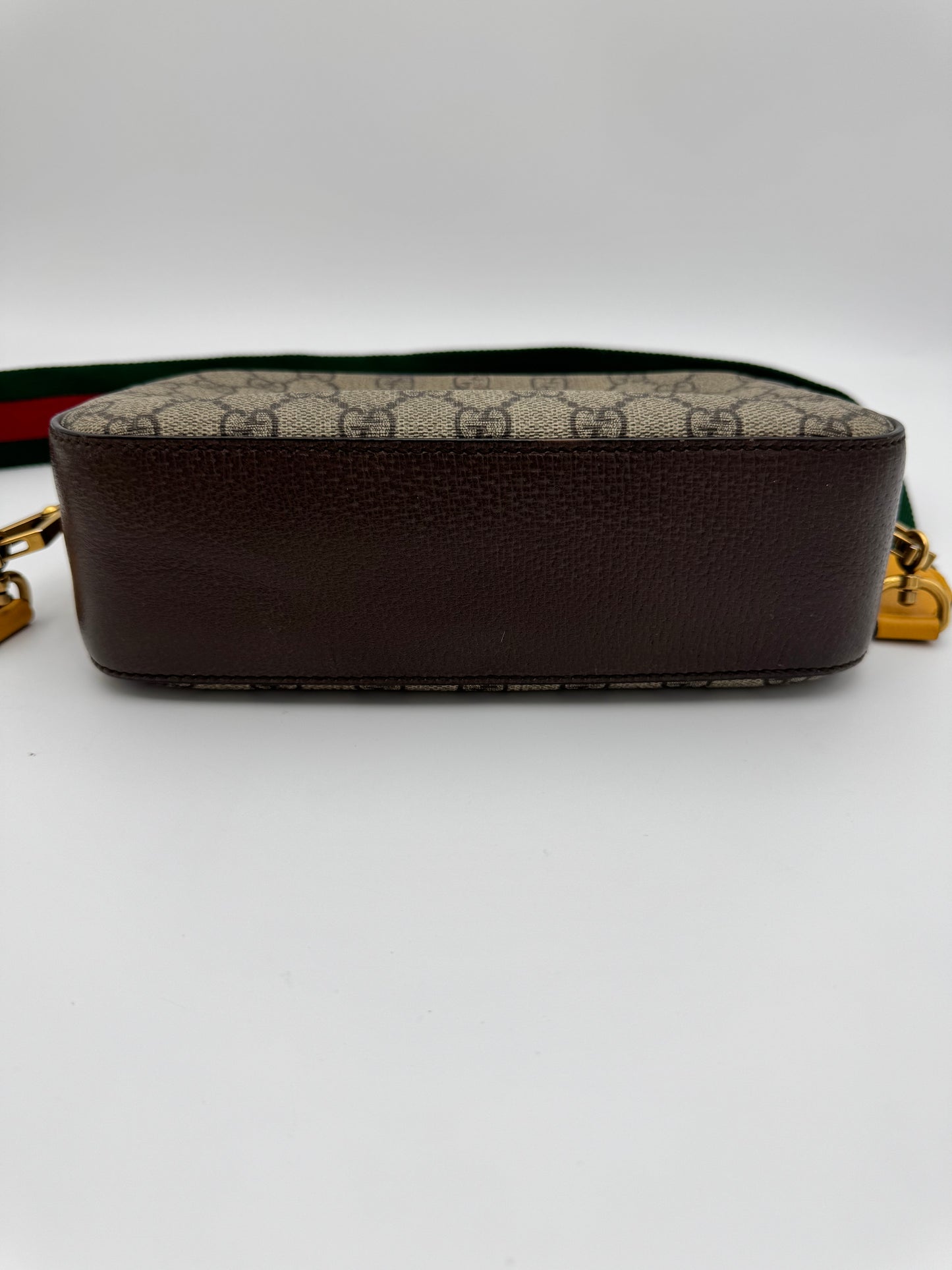 Gucci Neo Vintage GG Supreme Messenger Bag - Tiger Head Logo Canvas Crossbody