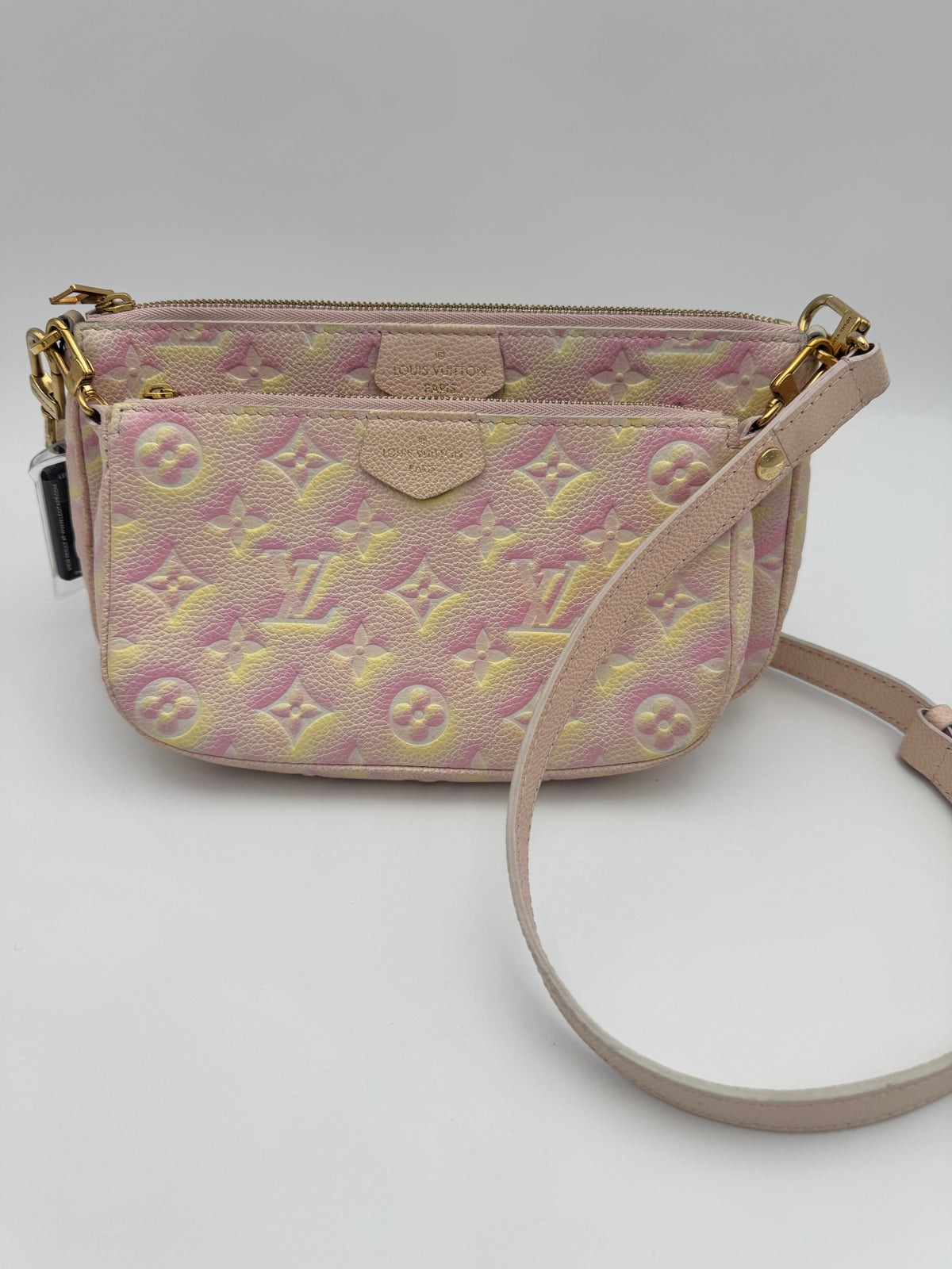 Louis Vuitton Monogram Empreinte Summer Stardust Multi Pochette Accessoires – Pink/Yellow Pastel