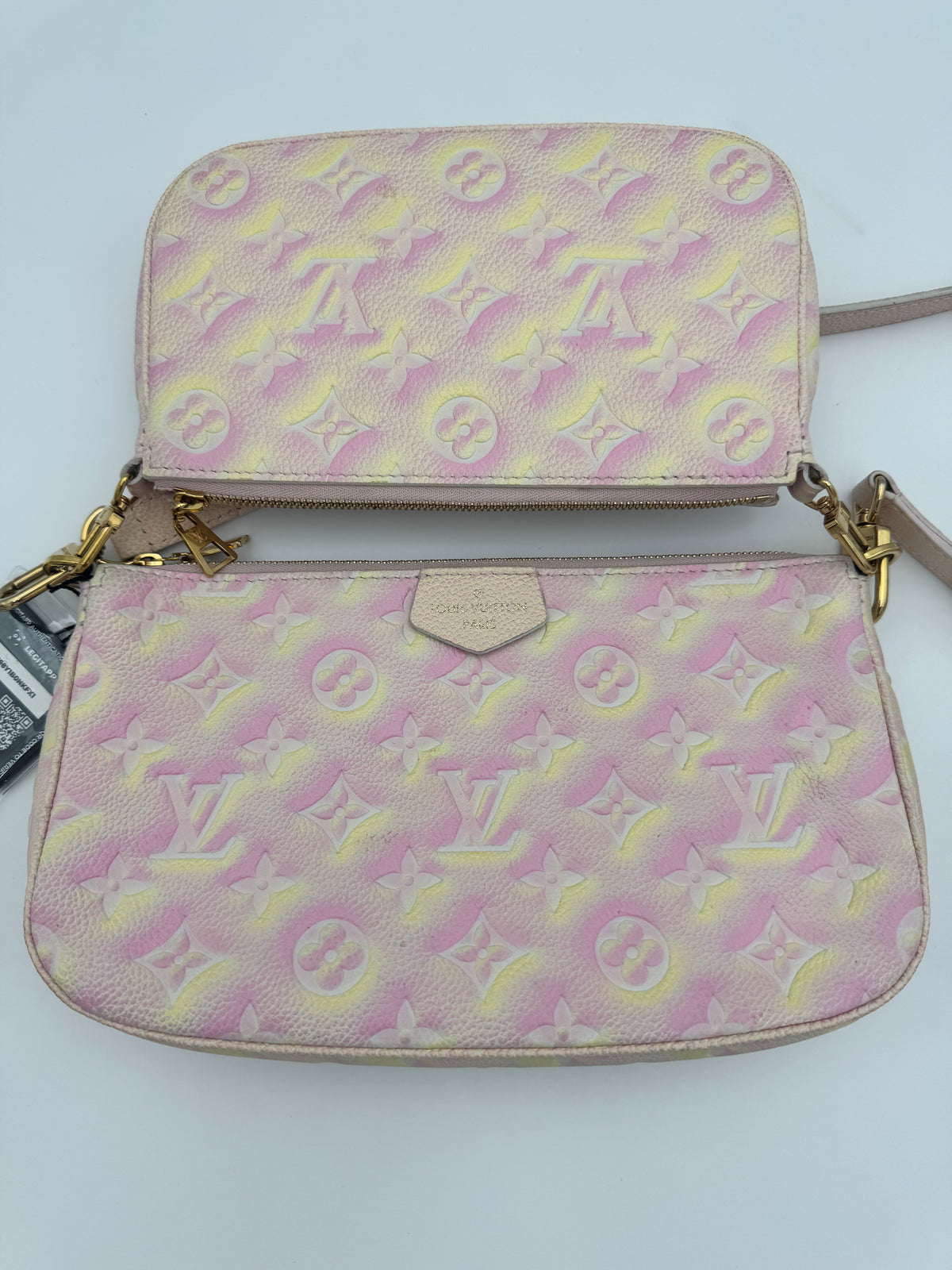 Louis Vuitton Monogram Empreinte Summer Stardust Multi Pochette Accessoires – Pink/Yellow Pastel