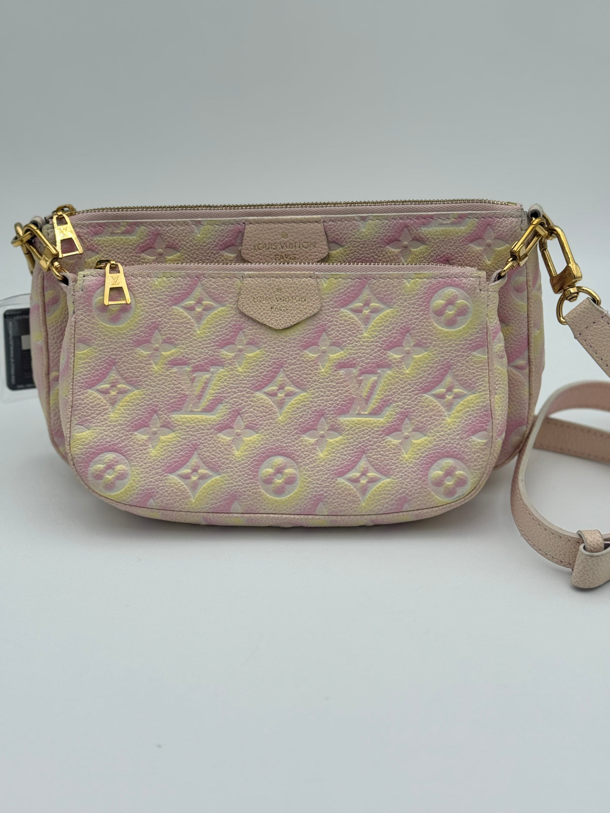 Louis Vuitton Monogram Empreinte Summer Stardust Multi Pochette Accessoires – Pink/Yellow Pastel