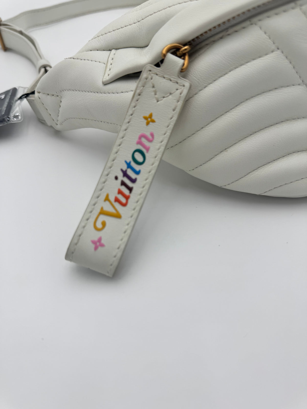 Louis Vuitton New Wave Bumbag – Quilted Calfskin 'Snow White' (Pristine Condition)