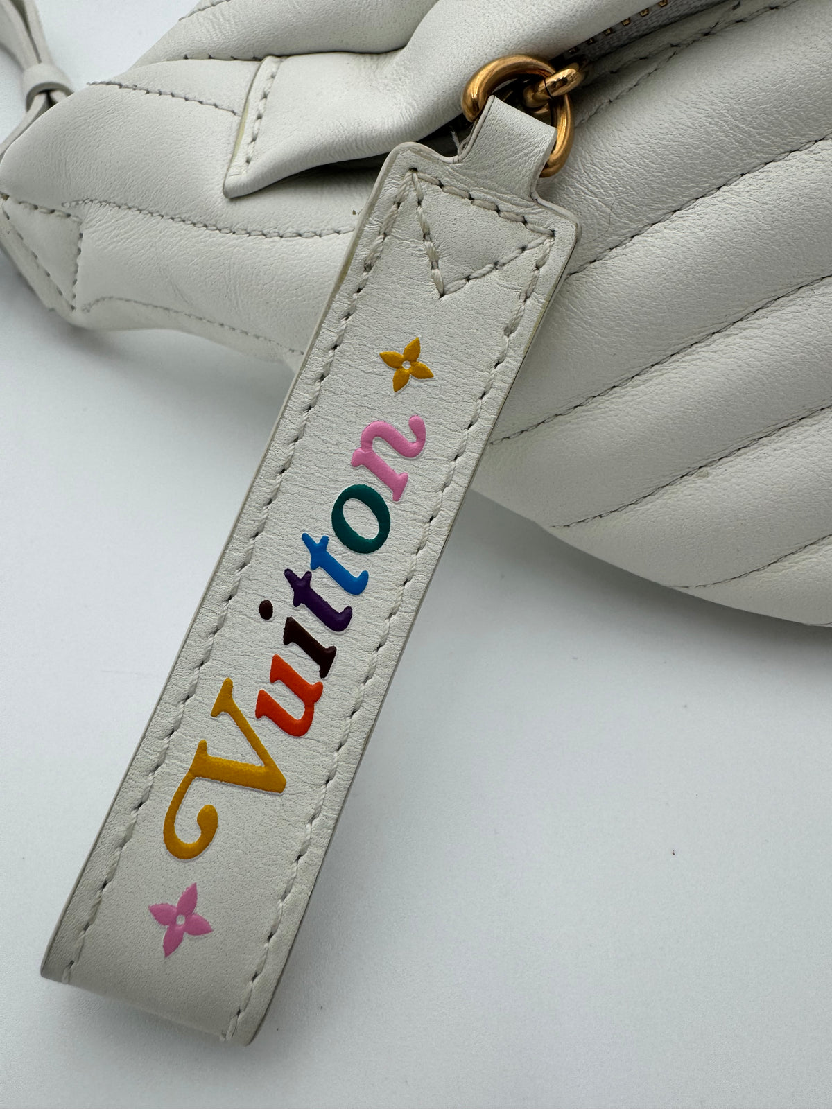 Louis Vuitton New Wave Bumbag – Quilted Calfskin 'Snow White' (Pristine Condition)
