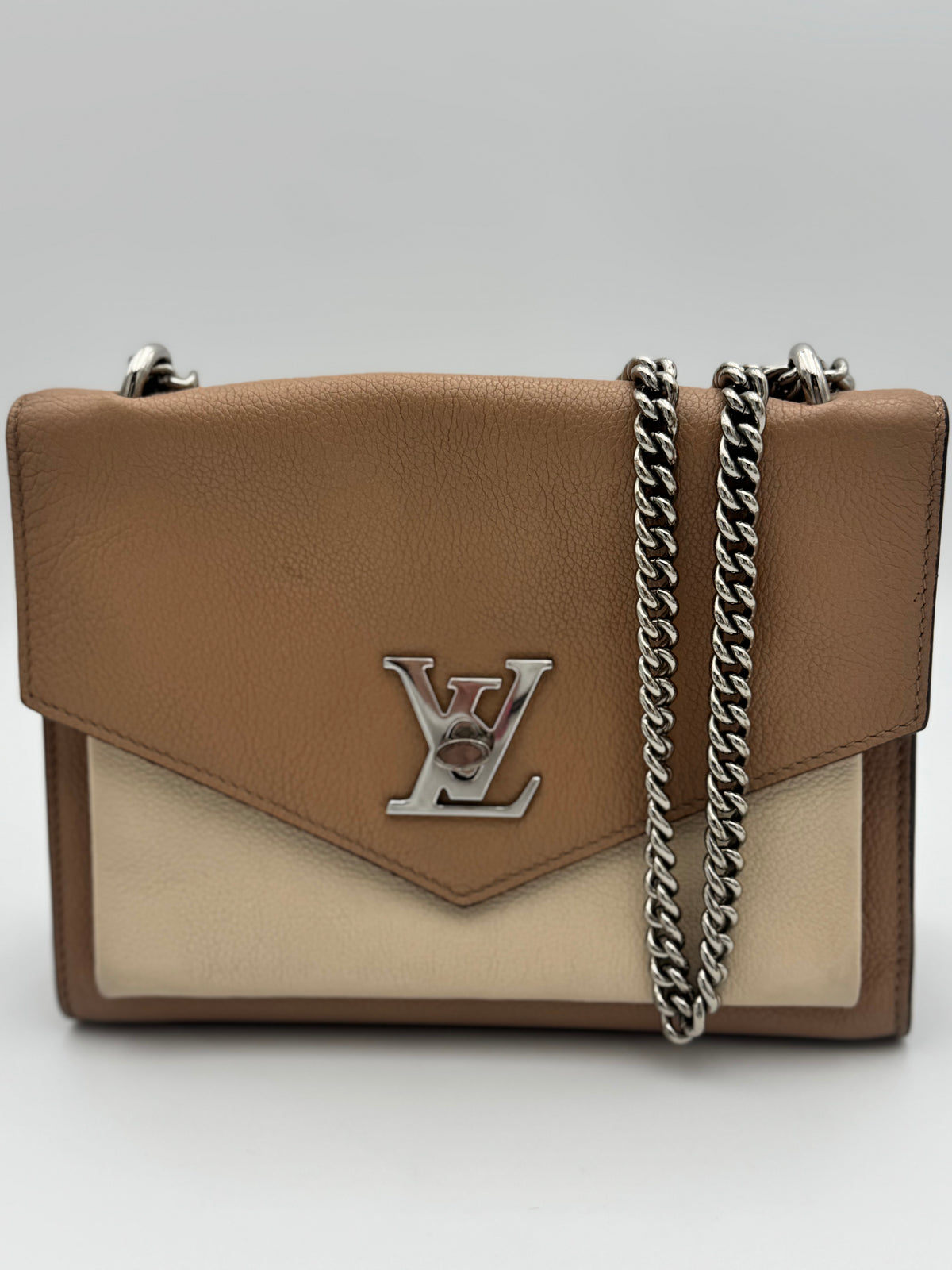 Louis Vuitton Mylockme BB Chain Bag – Papyrus & Crème Calfskin