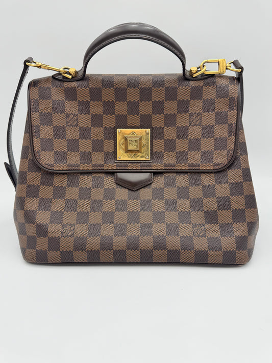 Louis Vuitton Damier Ebene Bergamo MM – Strap & Dust Bag