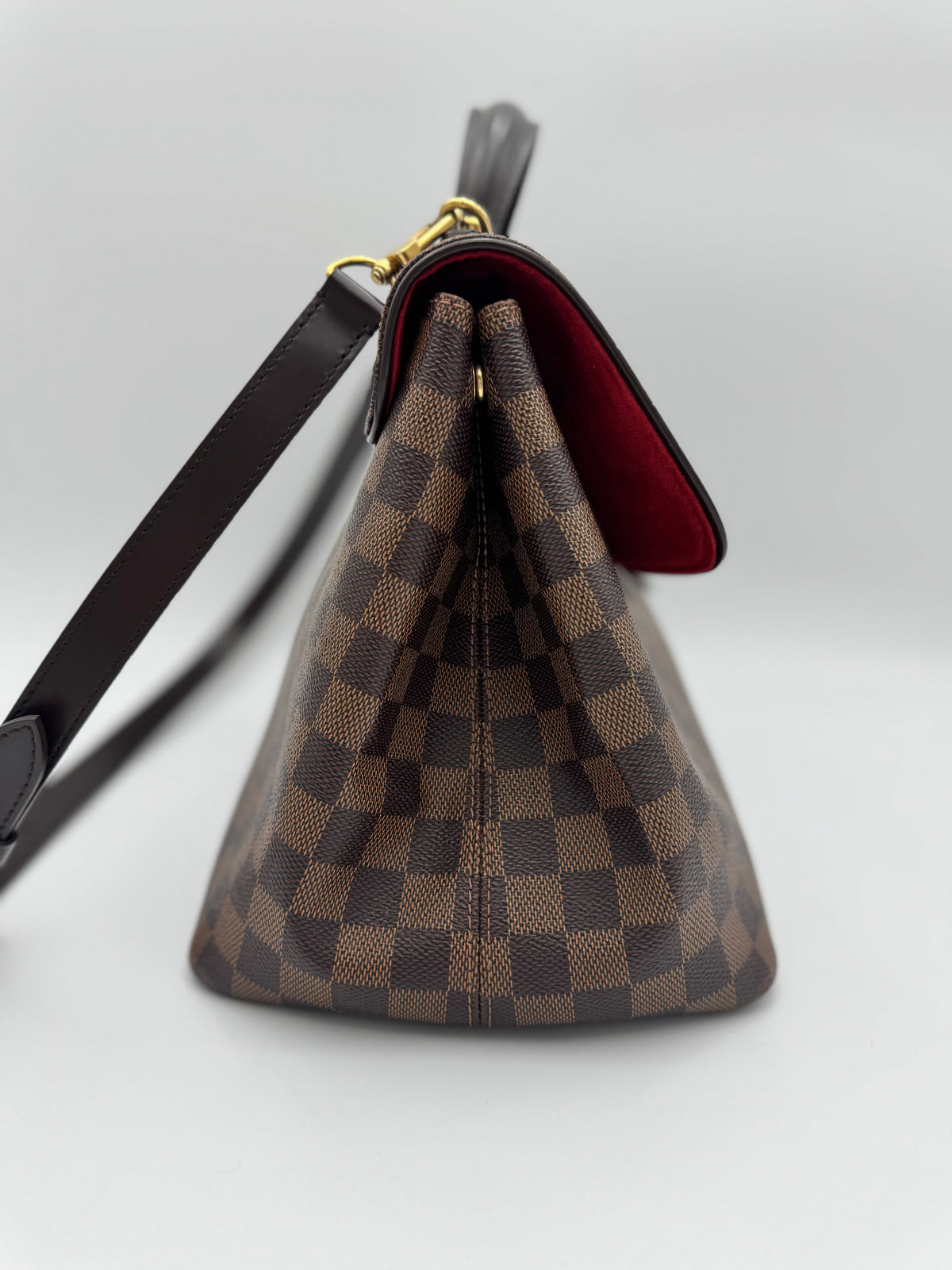 Louis Vuitton Damier Ebene Bergamo MM – Strap & Dust Bag