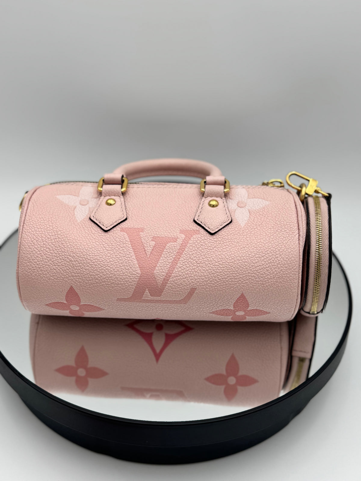 Louis Vuitton Limited Edition Monogram Empreinte Papillon BB – Rosebud Pink