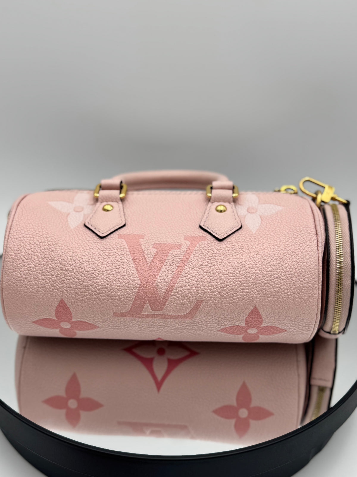 Louis Vuitton Limited Edition Monogram Empreinte Papillon BB – Rosebud Pink