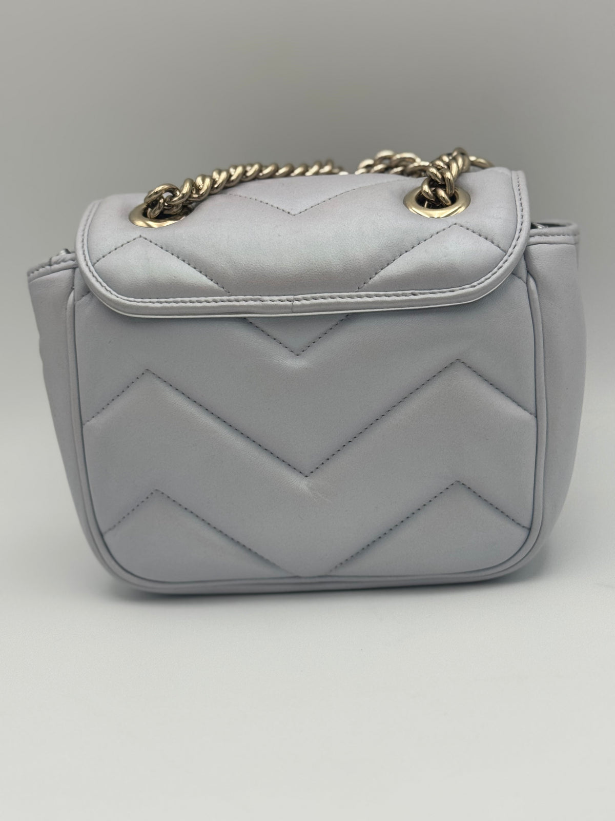 Gucci GG Marmont Rare Mini Iridescent Matelassé Shoulder Bag